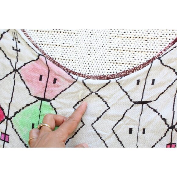 Chufy Reversible Multicolor Mini Dress Scoop neckline Short sleeve Camel Size L? - Picture 11 of 13